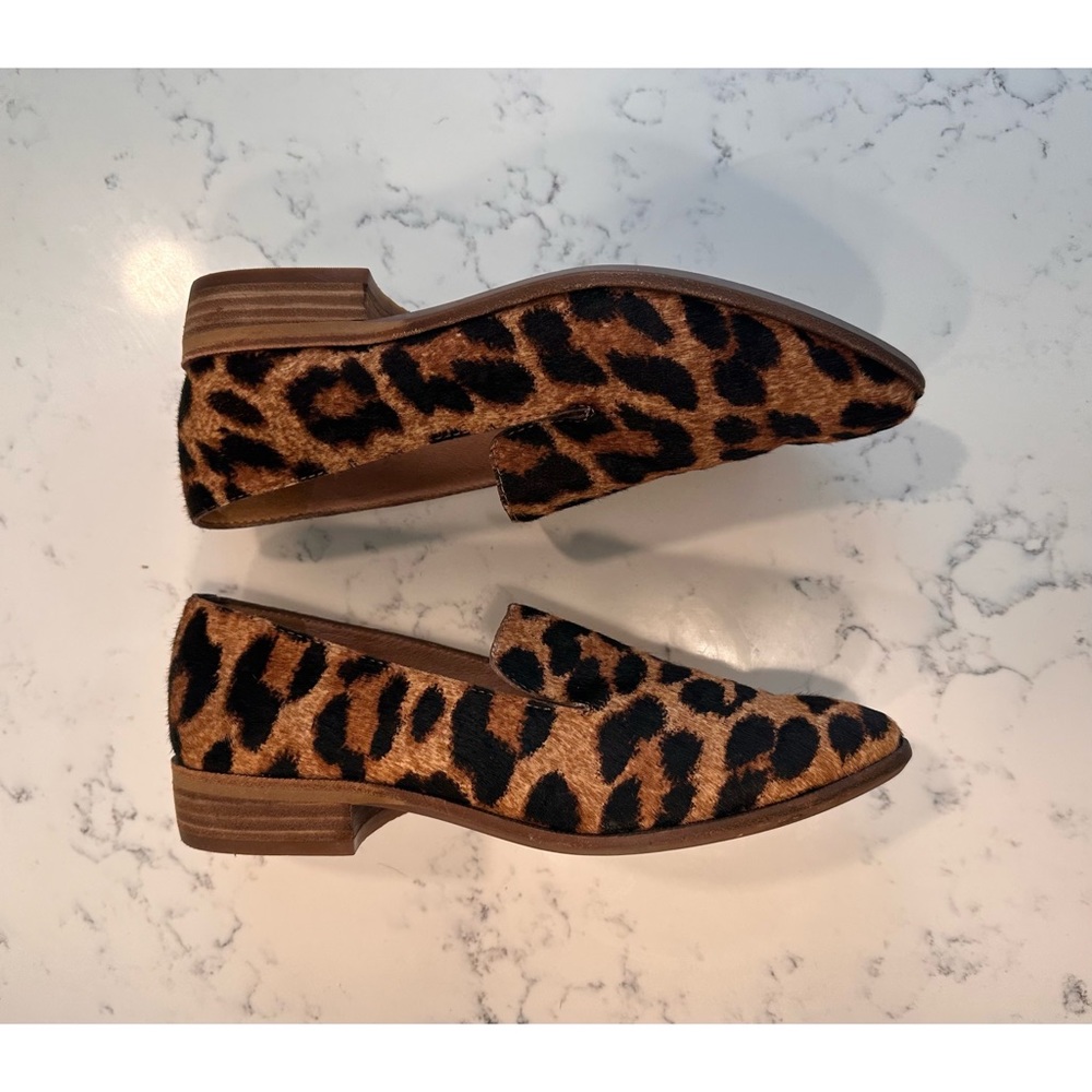 Madewell The Orson Loafer in Leopard Print - Size 6 1/2 - Picture 9 of 13